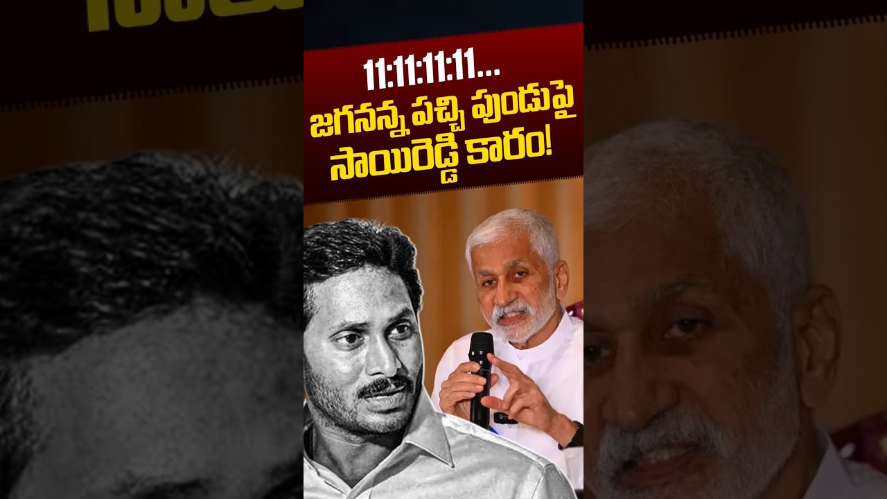 Vijay Sai Reddy Counter To YS Jagan 11 Sentiment: జగనన్న పచ్చి పుండుపై సాయిరెడ్డి కారం.! | Nethra Tv