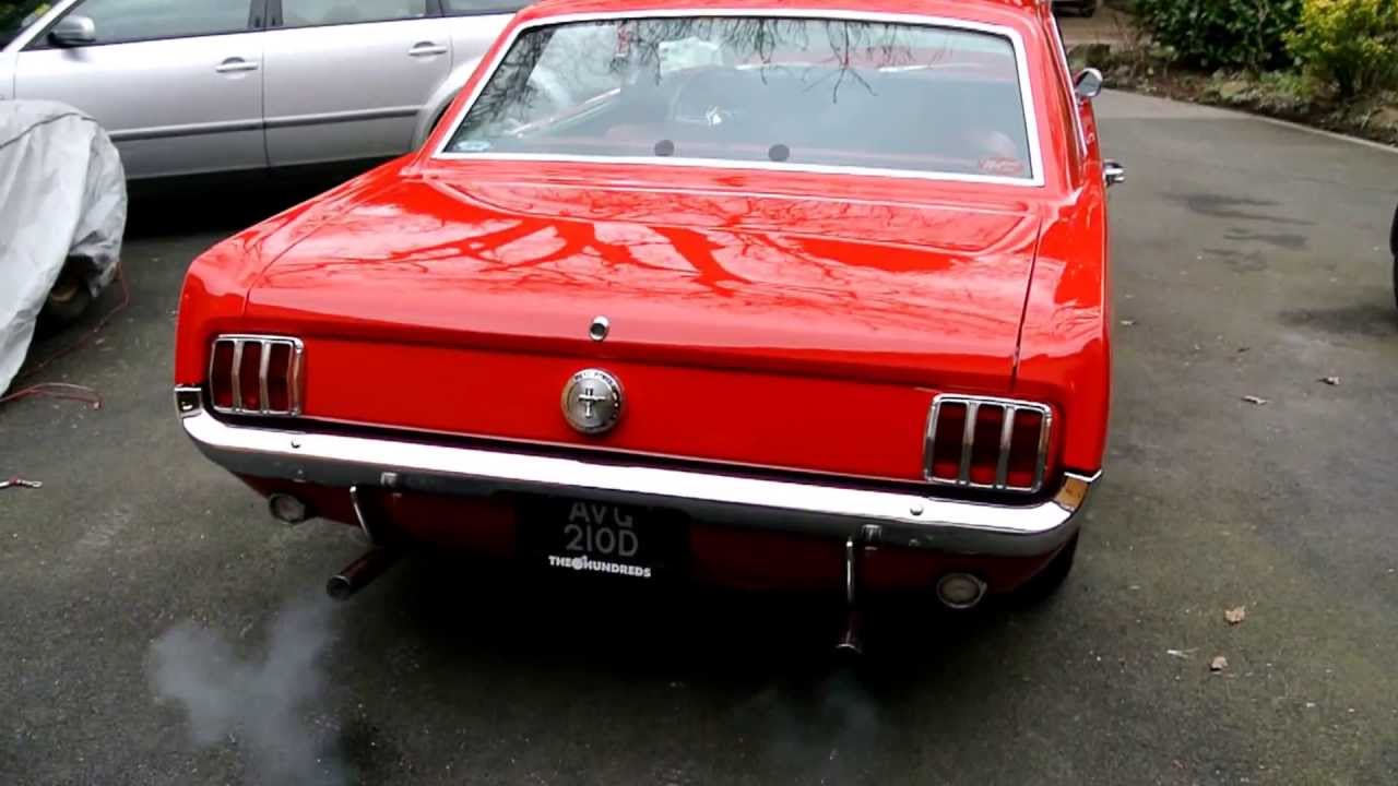 1966 Ford Mustang Loud Exhaust !