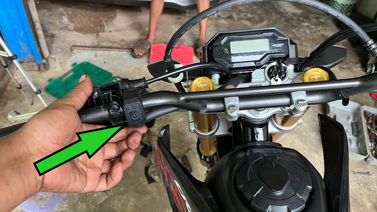 Cara Memasang Tombol ON / OFF LED Pada Moto CRF.