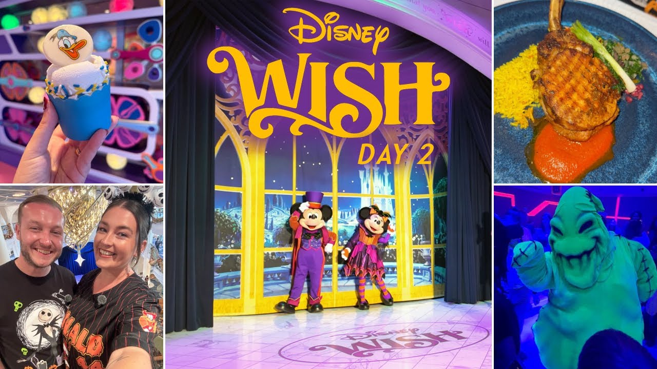 Видеоблог о круизе Disney Wish - День 2 | Расслабляющий день в море, зона только для взрослых и у...