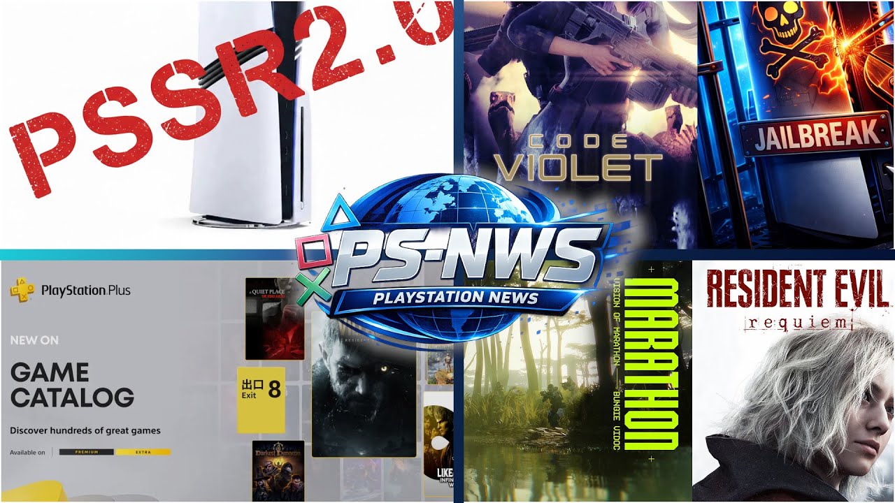 PS-NWS: PS Portal OLED, PSSR2, PS Plus, Marathon, PSN-Cleanup uvm.