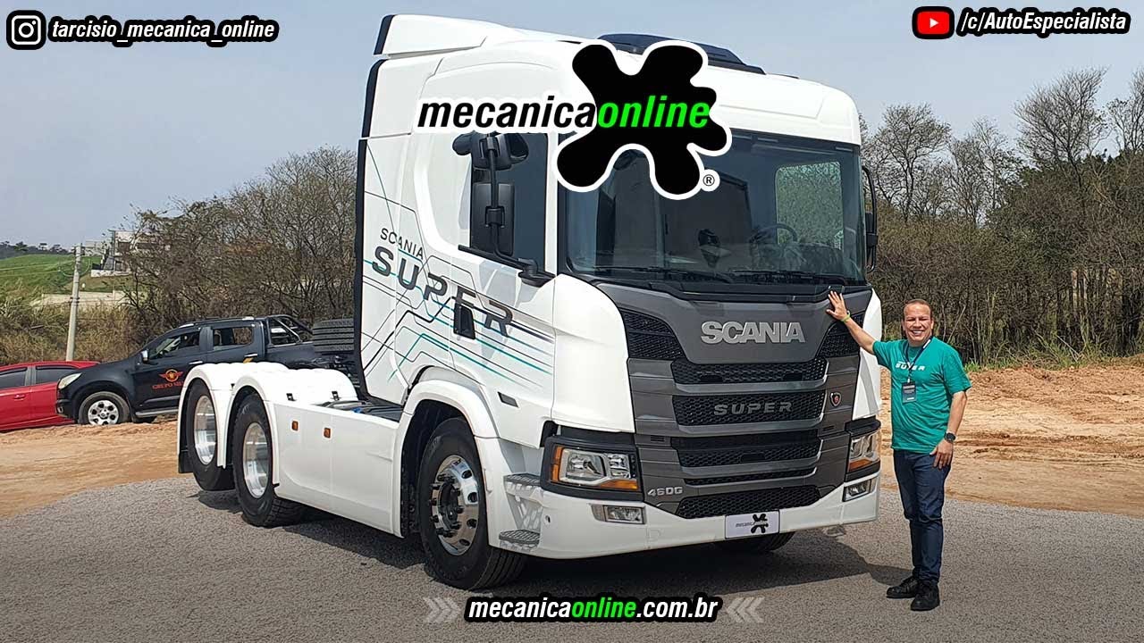 Teste do Scania Super 560R equipado com CRB