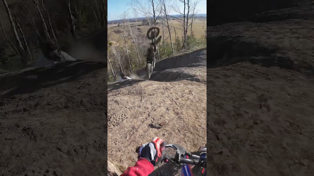 Orfi dał radę #dc #viralvideo #viral #pitbike #podjazd #cross