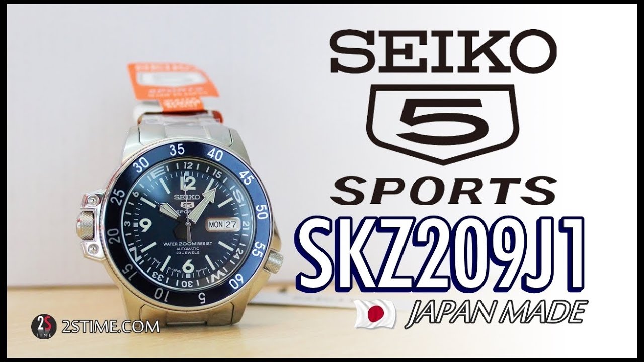 SEIKO 5 Sports SKZ209J1 - The Best Sport Diver WatchUnder 350