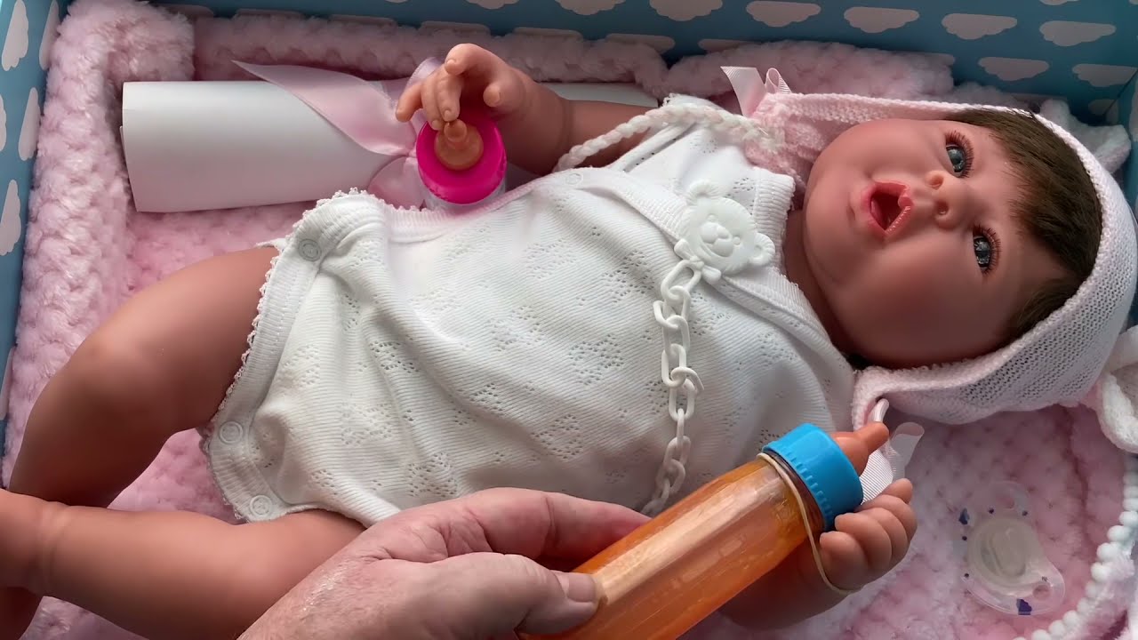 Box opening of Maria Jesus baby doll Cute baby girl 💝