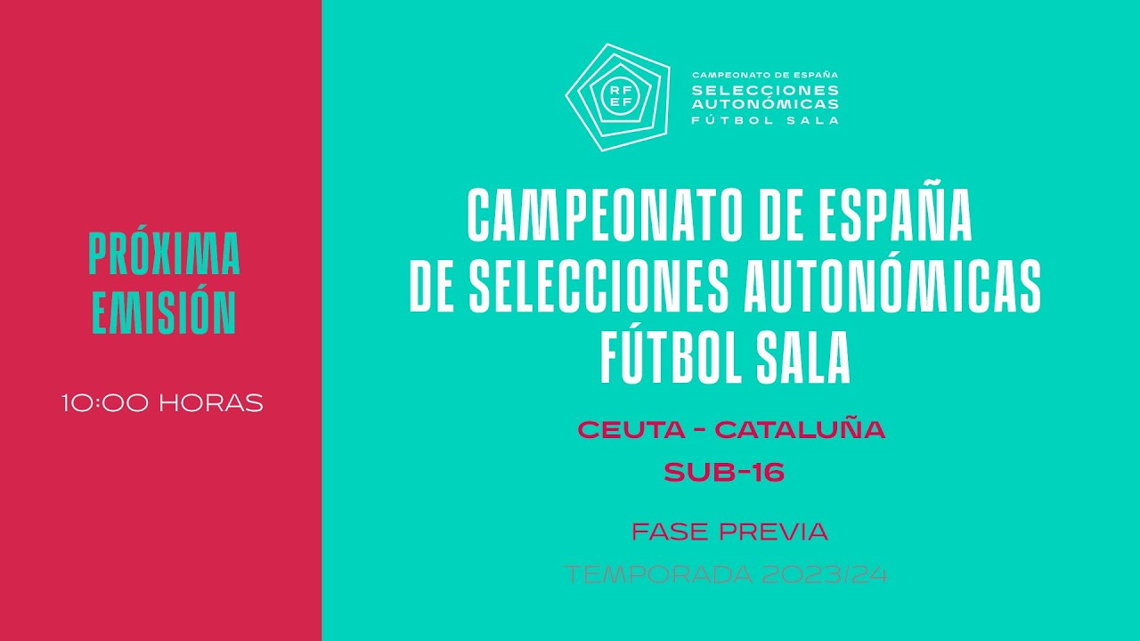 🚨En Directo🚨SUB 16 Ceuta - Cataluña  29/12/2023 I 🔴RFEF