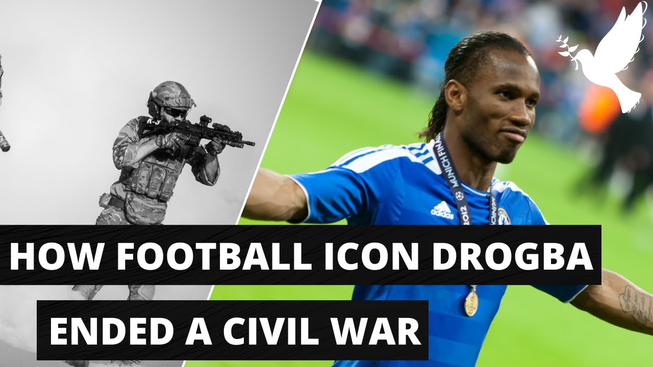 HOW FOOTBALL ICON DROGBA ENDED A CIVIL WAR | HINDI  SPORTS STORIES | KhelStorys