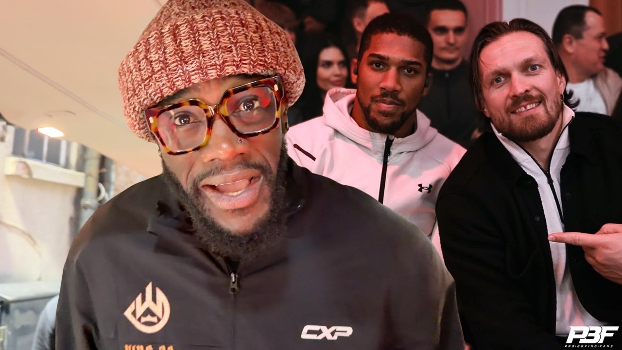 DEONTAY WILDER REACTS TO ANTHONY JOSHUA TRAINING WITH OLEKSANDR USYK