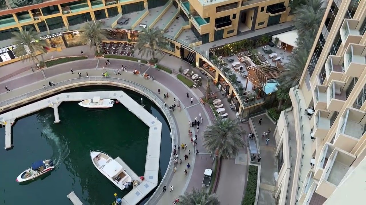 JW Marriott Dubai Marina room tour suite premier marina view