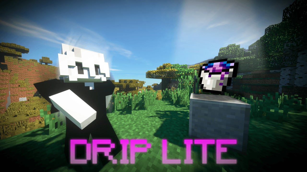 THE BEST GHOST CLIENT FOR MINECRAFT SS BYPASS | DRIP LITE