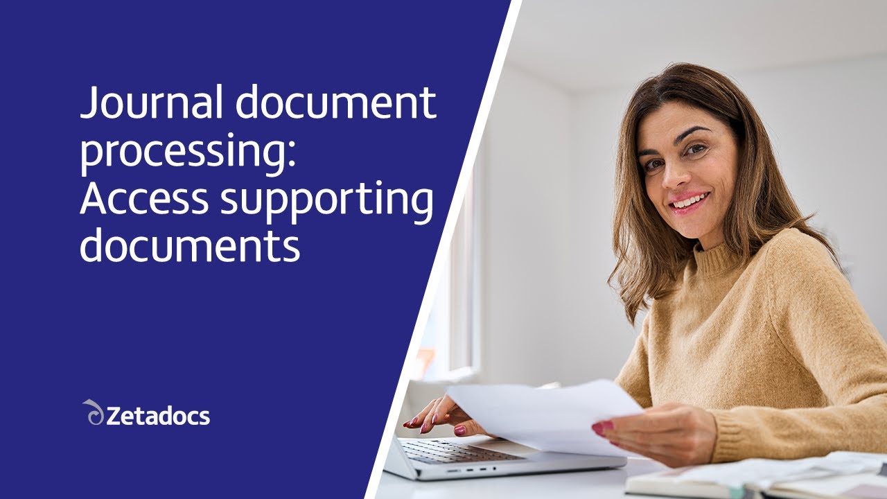 Journal document processing using Zetadocs