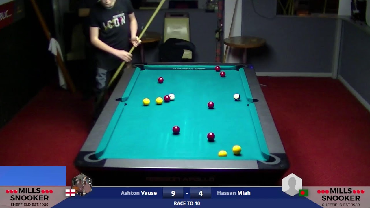 Ashton +3 v Hassan (gets every break) £20
