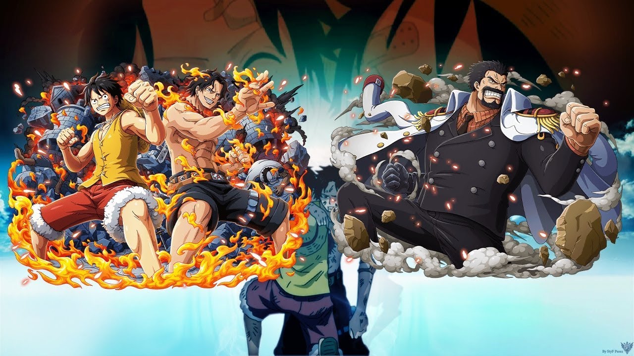 OPTC Global Luffy/Ace F2P vs Garp Ambush (after Barto Raid) [GCR-Project]