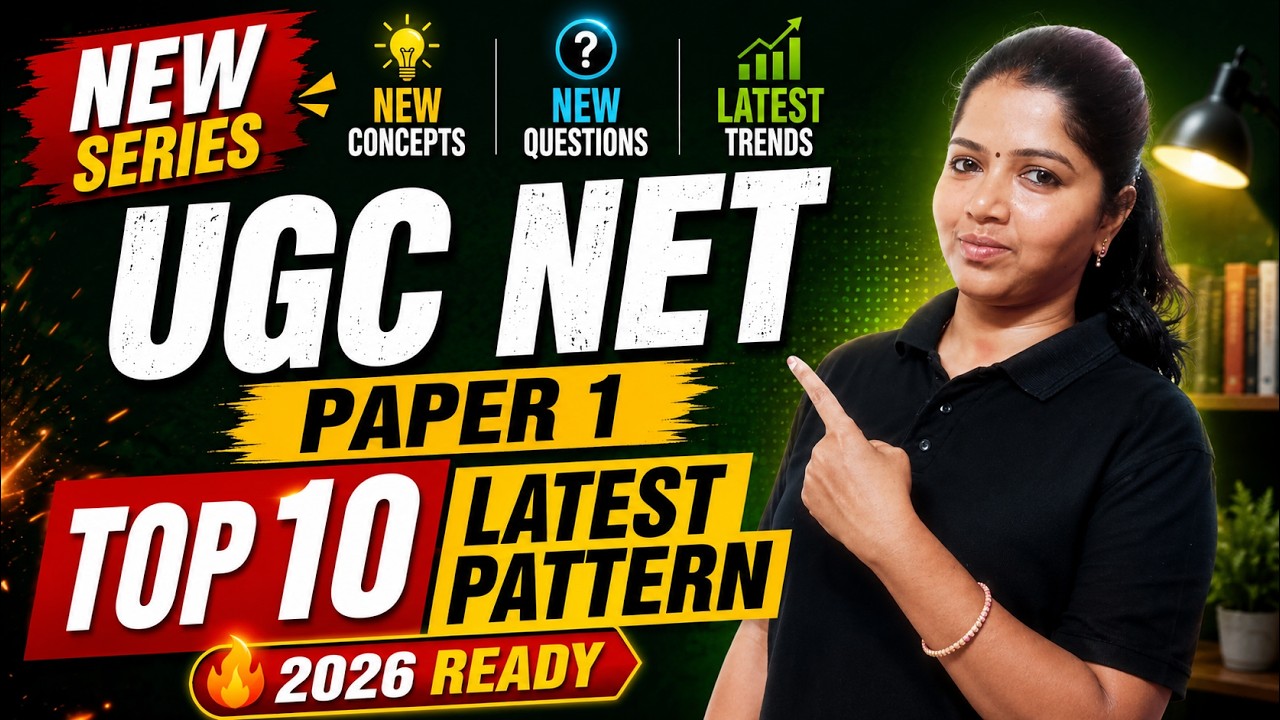 UGC NET Paper 1 | Top 10 Latest Pattern Questions 🔥 | Most Expected for June 2026