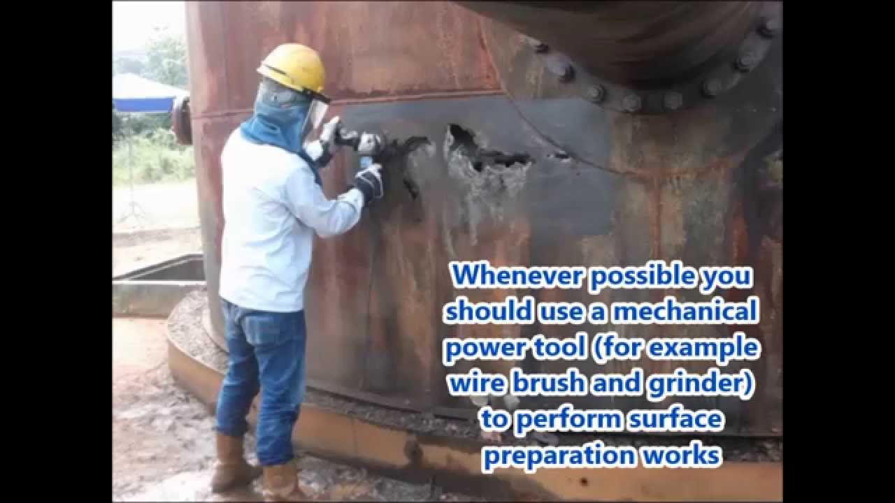 Composite Corrosion Repair on Storage Tanks & Vessels with Wrap Seal PLUS Corrosion Repair System