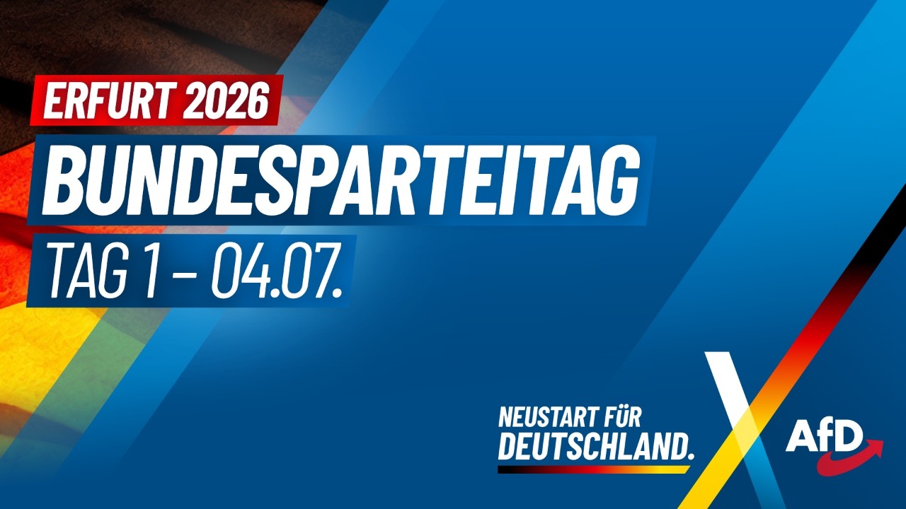 Live mitverfolgen: AfD Bundesparteitag Erfurt! (Tag 1)
