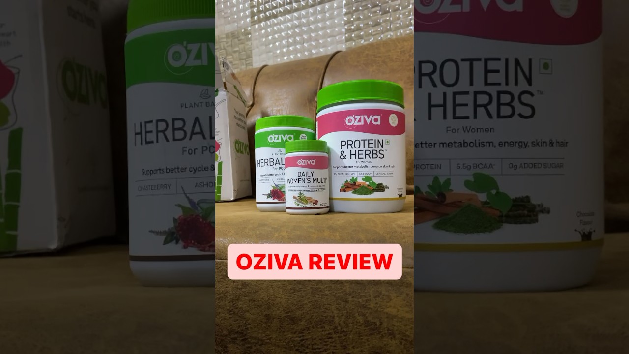 OZiva protein shake | herbalance oziva | review and unboxing #oziva #protein #natural #review #pcos