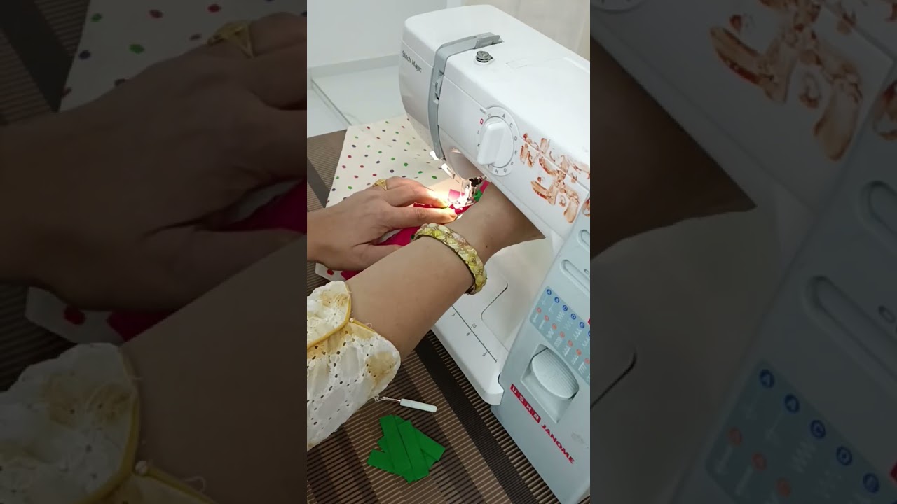 Sleeves & Palazzo botam sewing design #tutorial usha janome 