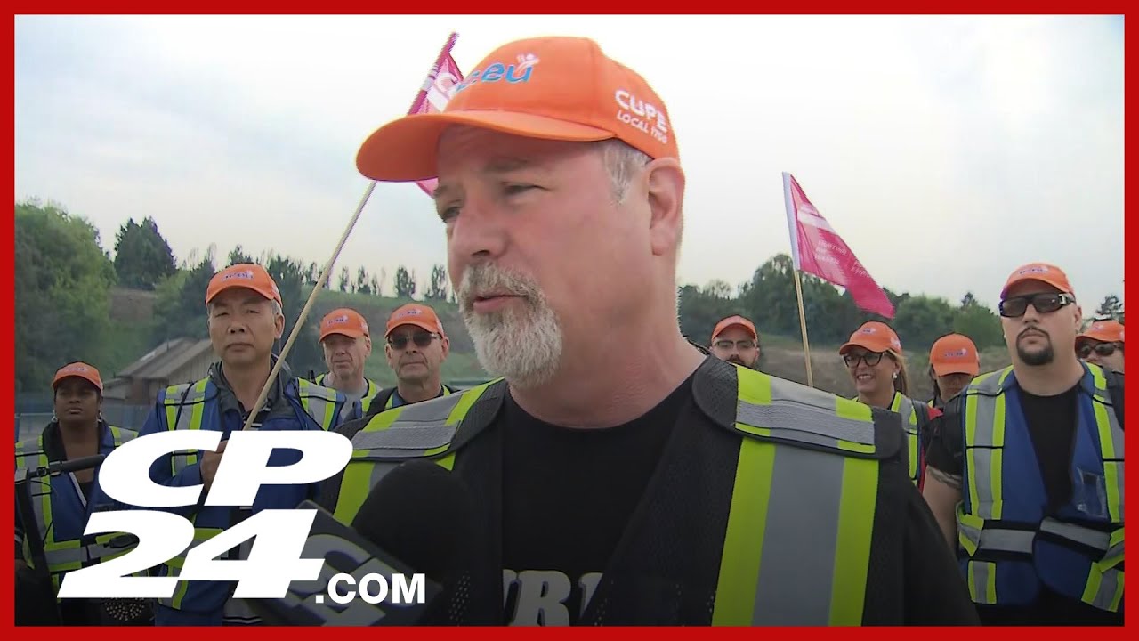 Striking WSIB workers crash Ford Fest in Etobicoke