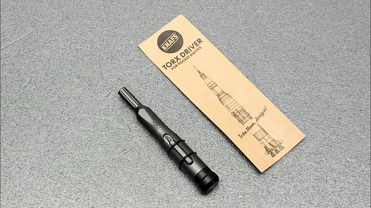 Knafs Co. Aluminum Bit Driver Screwdriver Spinner Top- KNAFS-00123  #edc #knafs #screwdriver