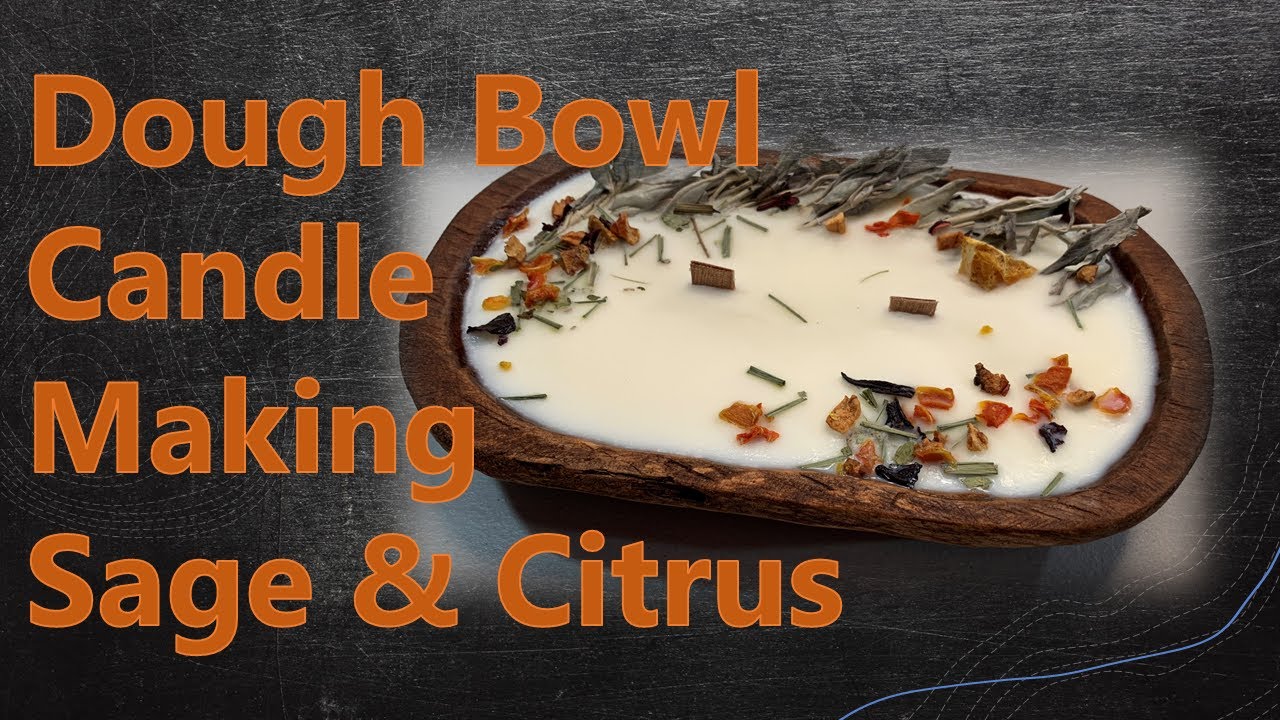 Dough Bowl Candle Making