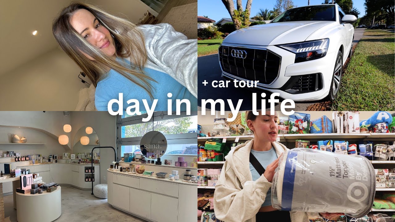 DAY IN MY LIFE | getting a facial, Audi q8 car tour, fertility prescription, target haul & more!