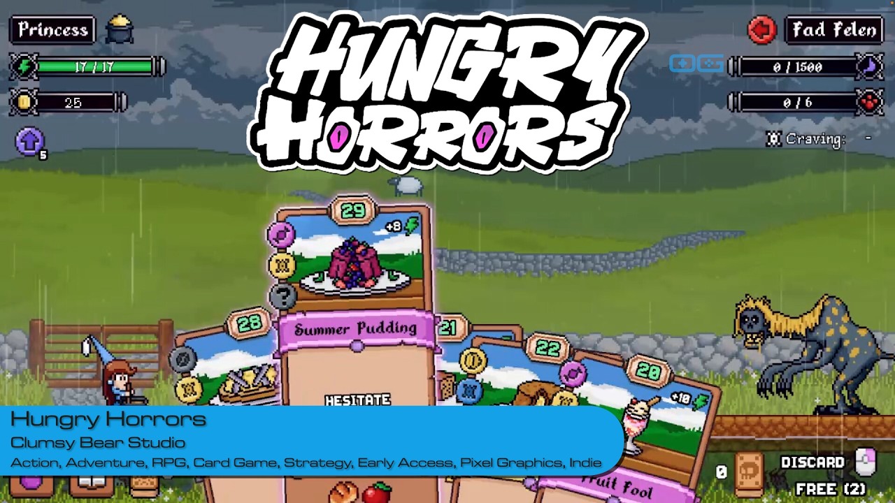 Hungry Horrors: The Deckbuilder Where You Feed Monsters Instead of Fighting Them (Gameplay)