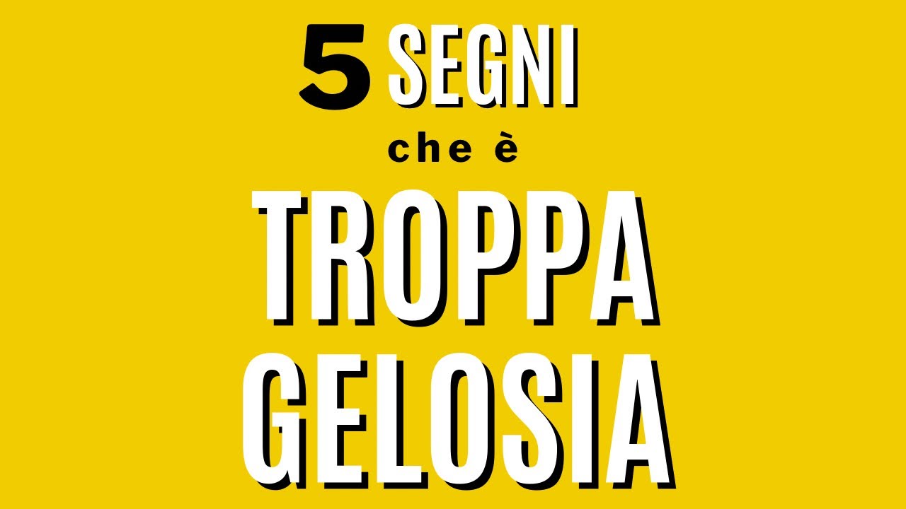 5 segni che è troppa gelosia