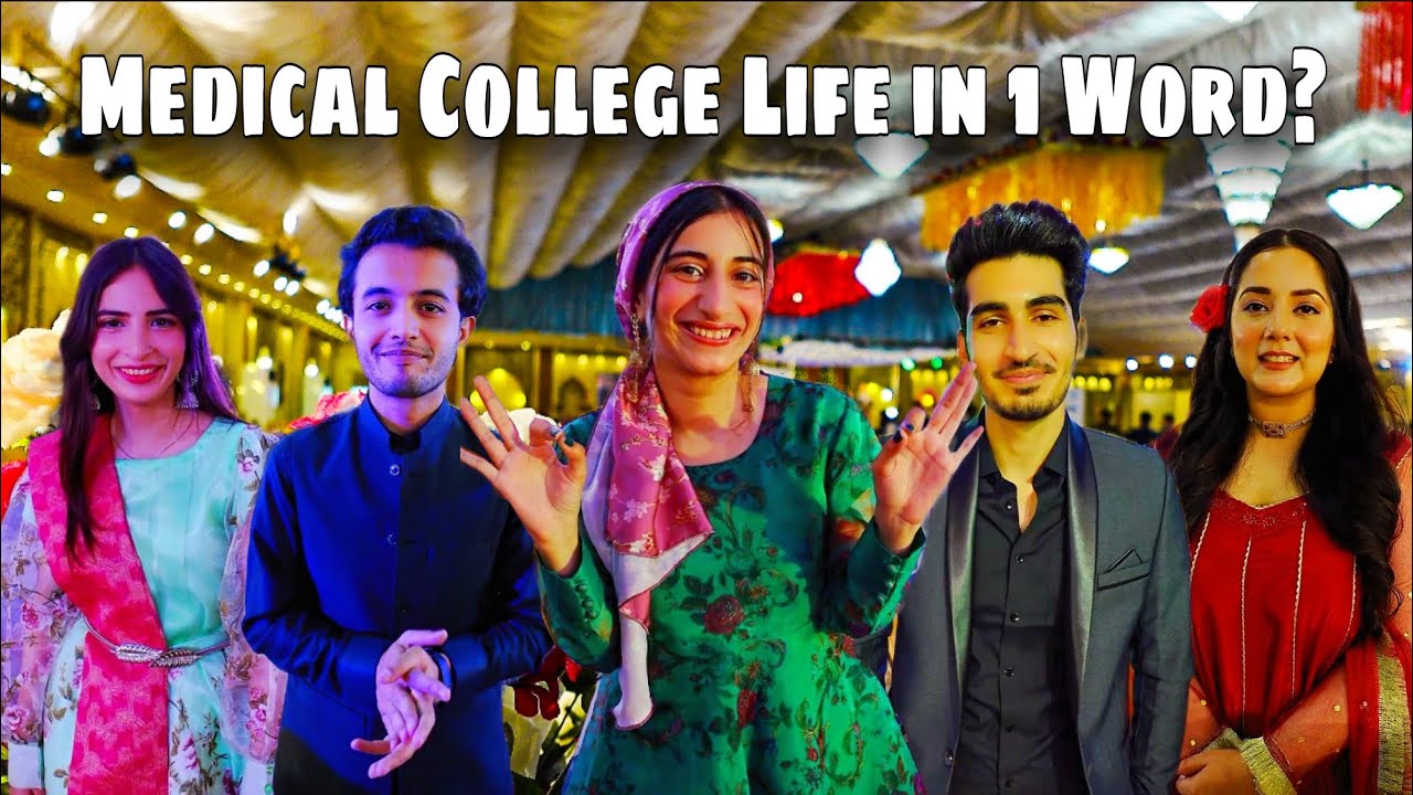 I asked Medical Students to describe their College life in one word ft Farewell Party 23' || KMC