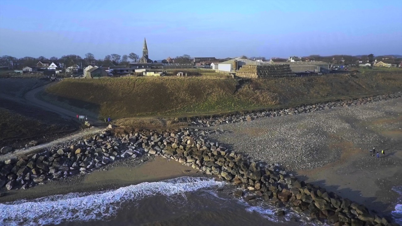 dji Mavic,Mappleton beach East Yorkshire 2017