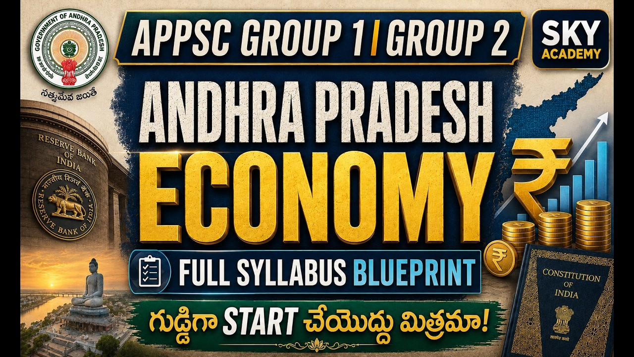 Full AP Economy APPSC Group 1 and Group 2 Plan | Best time and strategy to start it