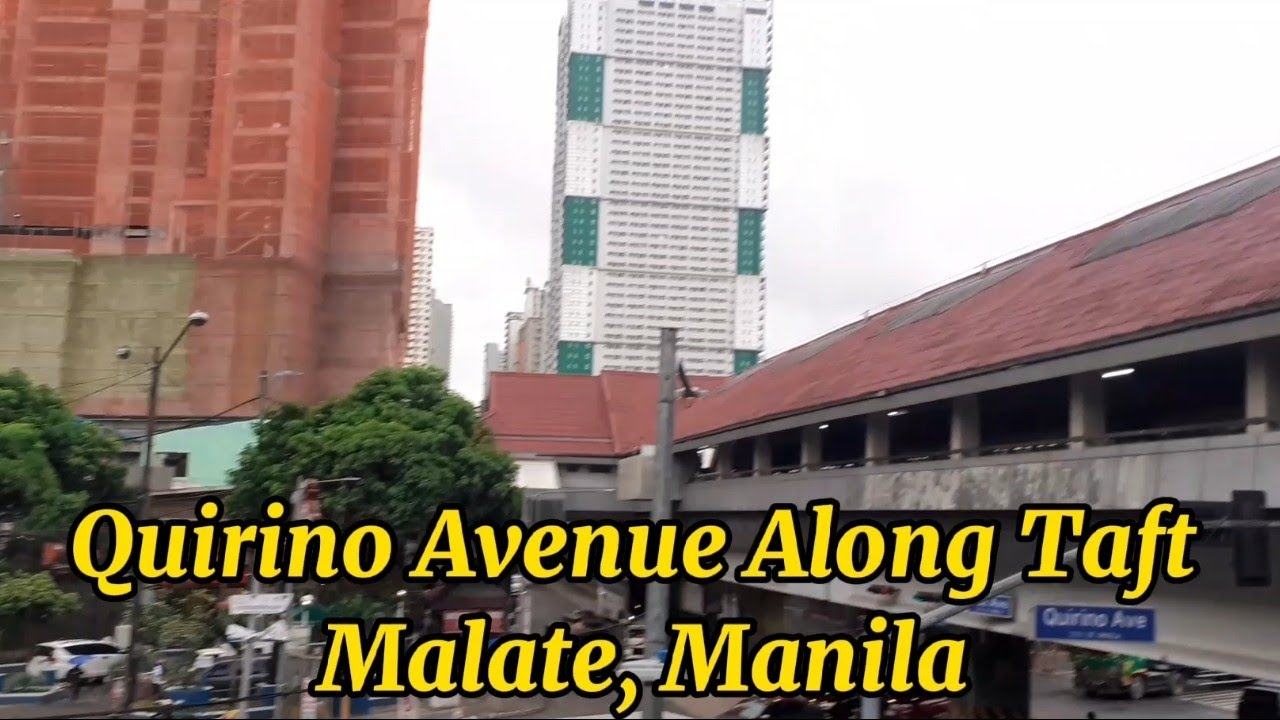 Quirino Avenue Along Taft In Malate, Manila