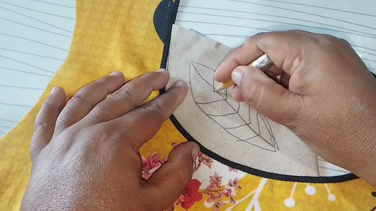 Elegant Leaf Neck Design | Easy Method | Stylish Fashion Idea 2025