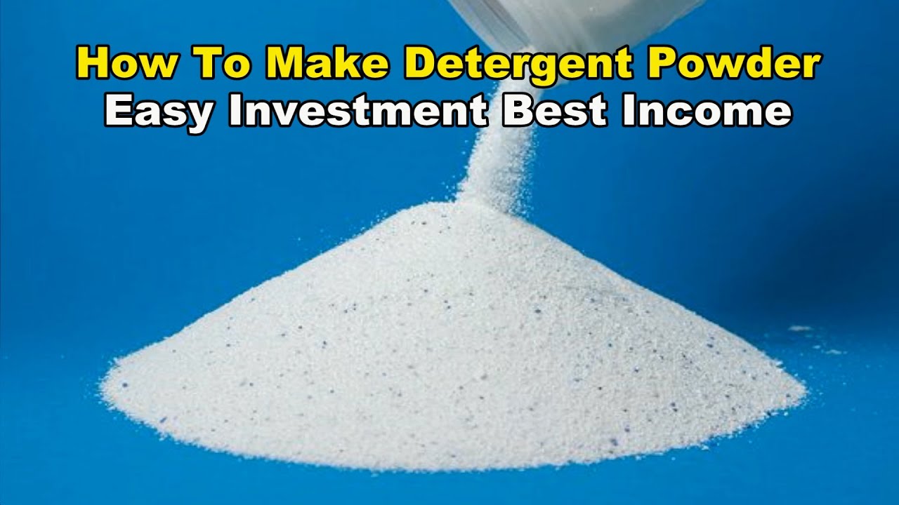 How To Make Detergent Powder - Easy Investment Best Income