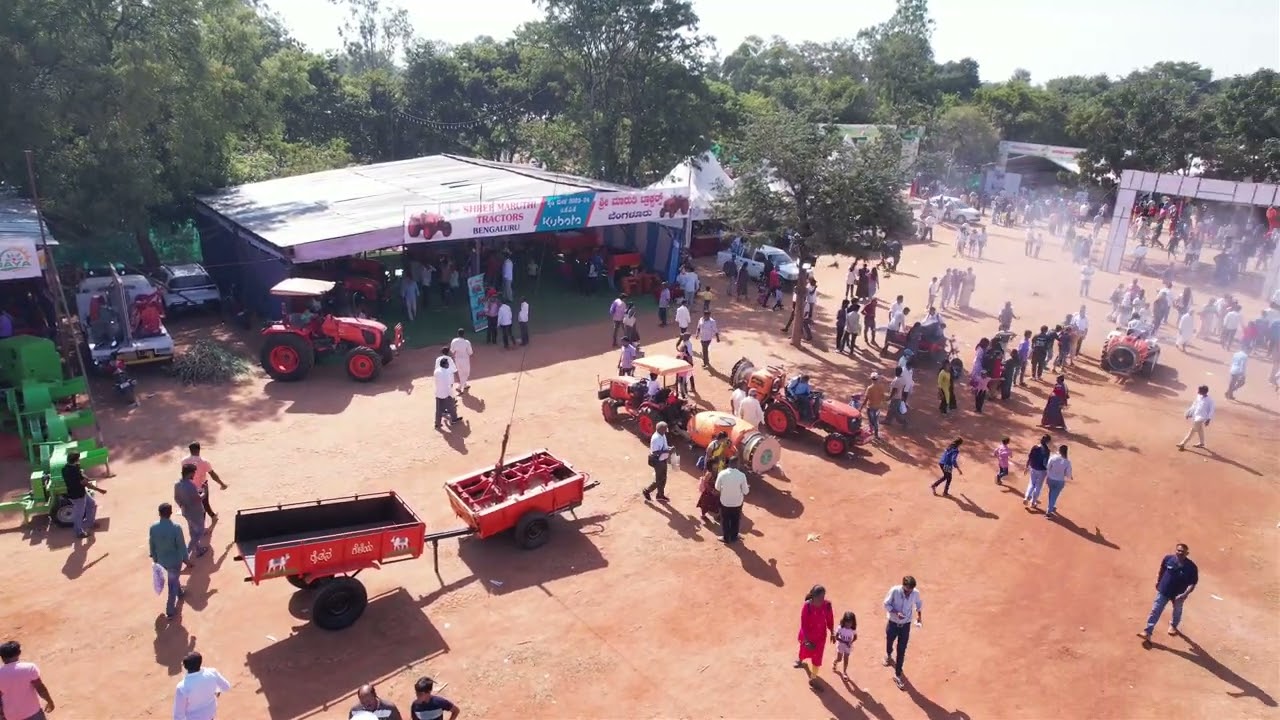 krishimela 2023 drone video coverage