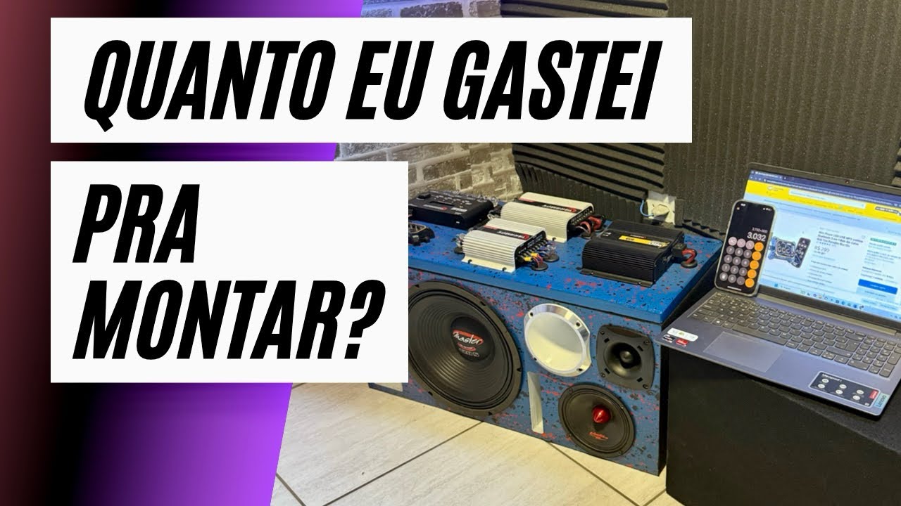 VEJA TUDO QUE USEI NO SOM 4 VIAS MASTER 420 E MONTE O SEU SEGUINDO AS DICAS 