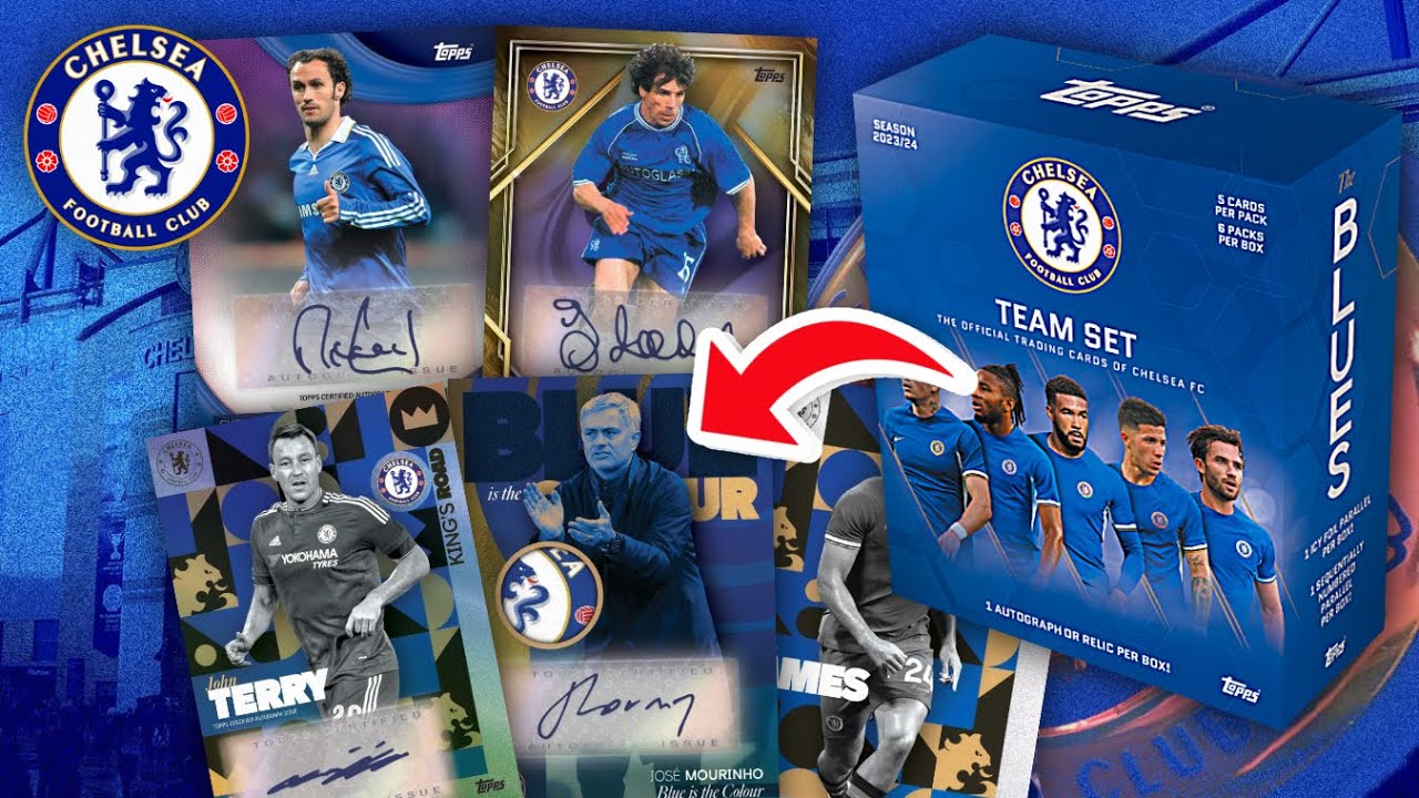 CHASING THE NEW JOSE MOURINHO CARDS IN TOPPS CHELSEA FC TEAM SET 23/24! 😱