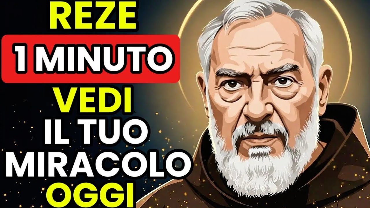 PADRE PIO: CHI PREGA QUESTO RICEVE MIRACOLI URGENTI!