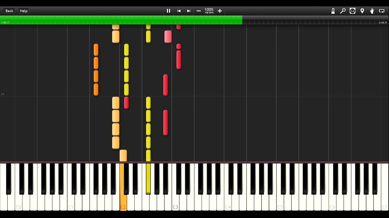 Smashmouth - All Star [Piano-Synthesia]