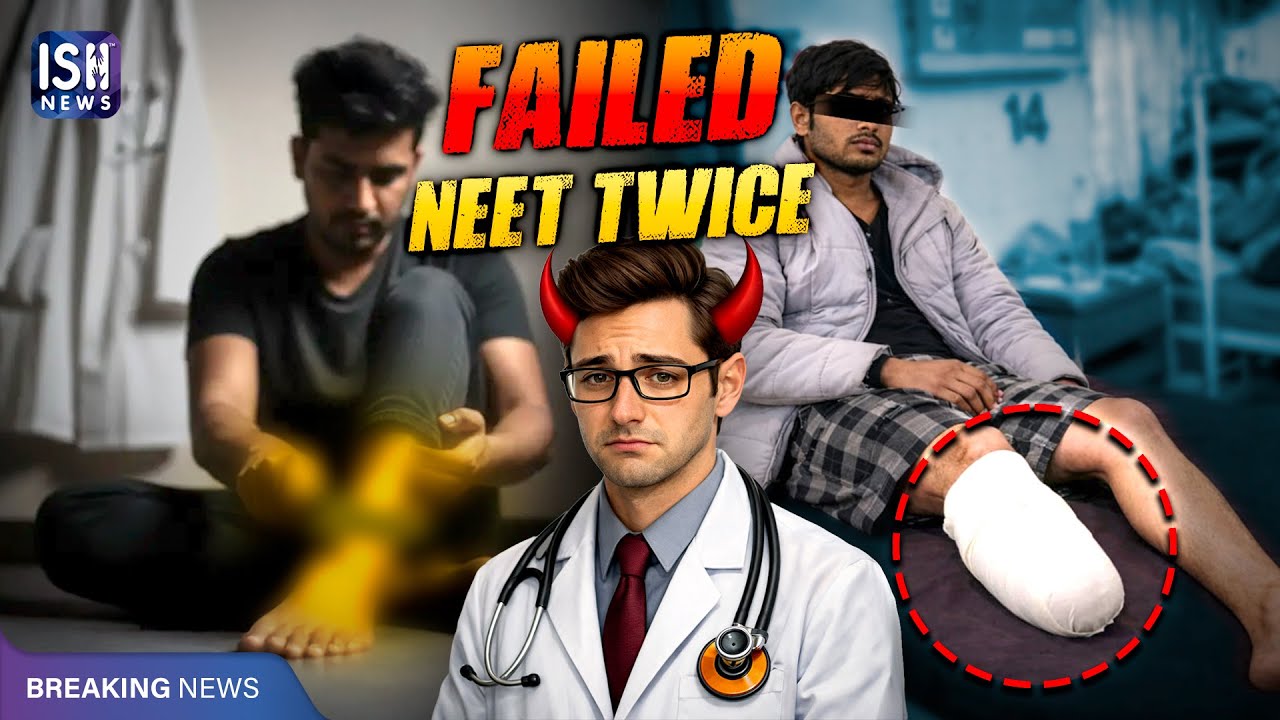UP Man Cuts Off Own Foot to Apply for Disability Quota After Failing NEET Twice | ISH News