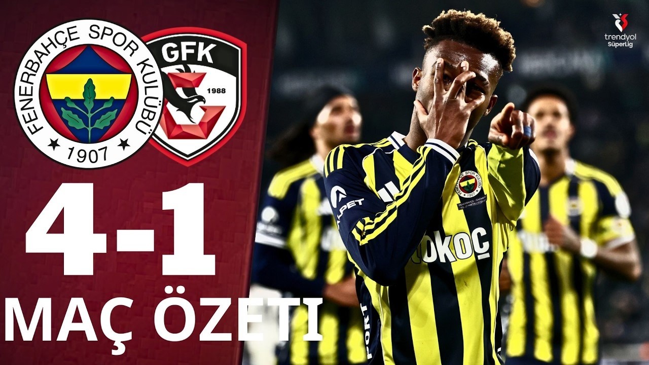Fenerbah&ccedil;e FB-Gaziantep 4-1 | Nene ‣ Ma&ccedil; &Ouml;zeti ve Goller 2026