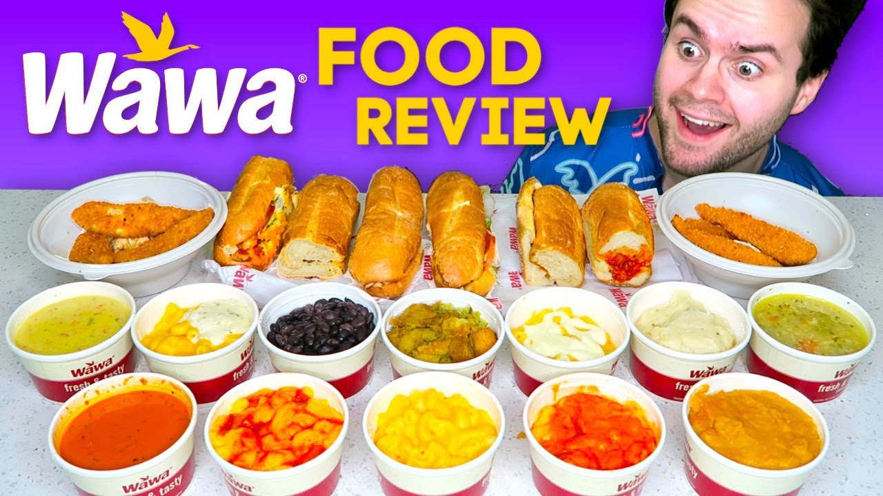 I tried Wawa's FULL MENU for the FIRST TIME! - Fast Food Review