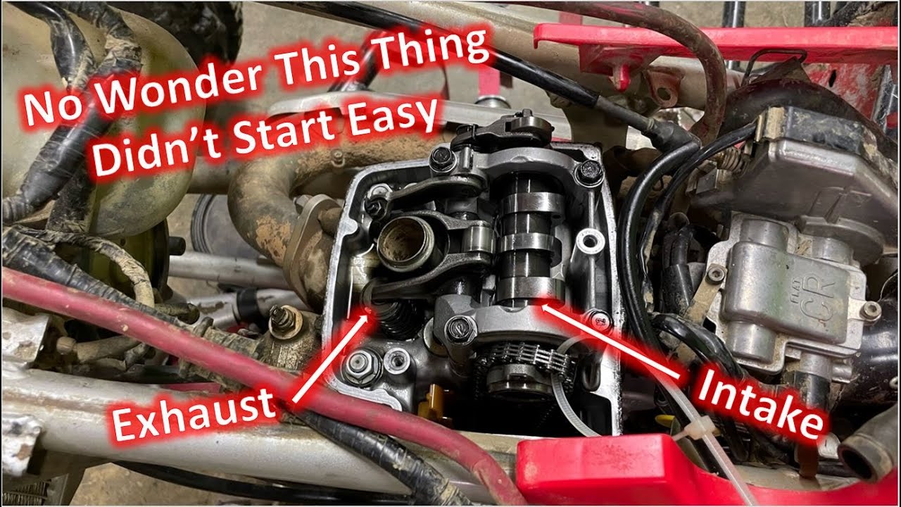 Adjusting The Valves On The 450