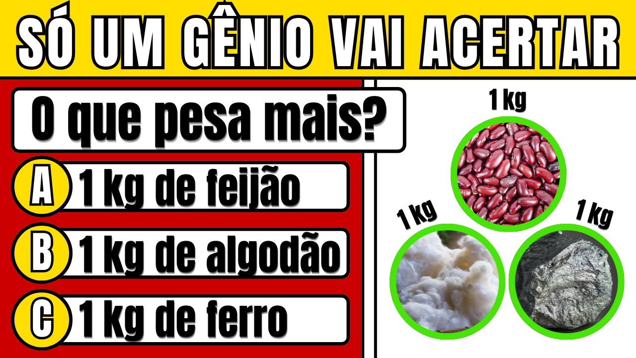 Apenas um Gênio vai acertar mais de 100 Perguntas neste QUIZ de Conhecimentos Gerais