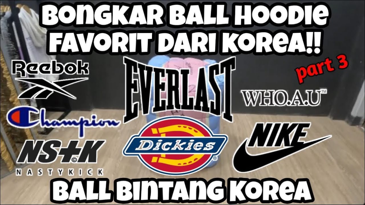 BAL HOODIE BINTANG KOREA PART 3 KODE AHT
