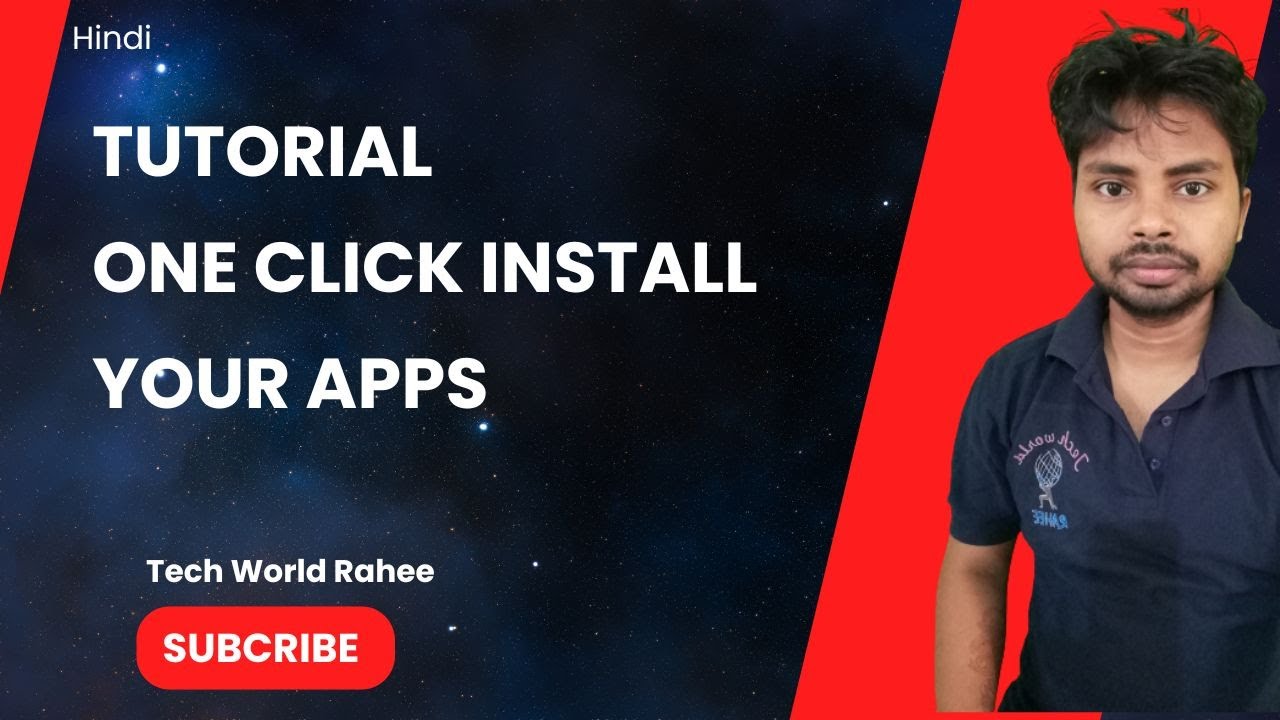 Tutorial one click install your apps | Tech World Rahee