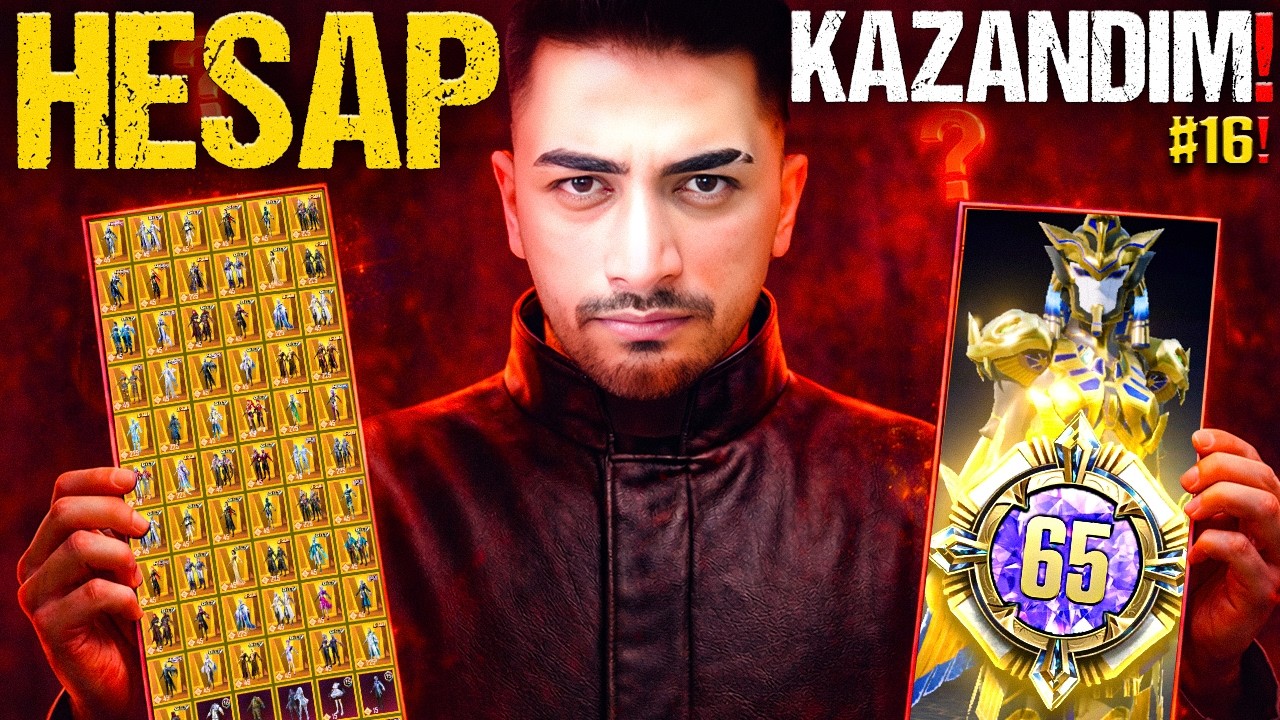 20.000 TL HESAP KAZANDIM! UC'SİZ PUBG MOBİLE'A BAŞLADIM! #16 | PUBG Mobile