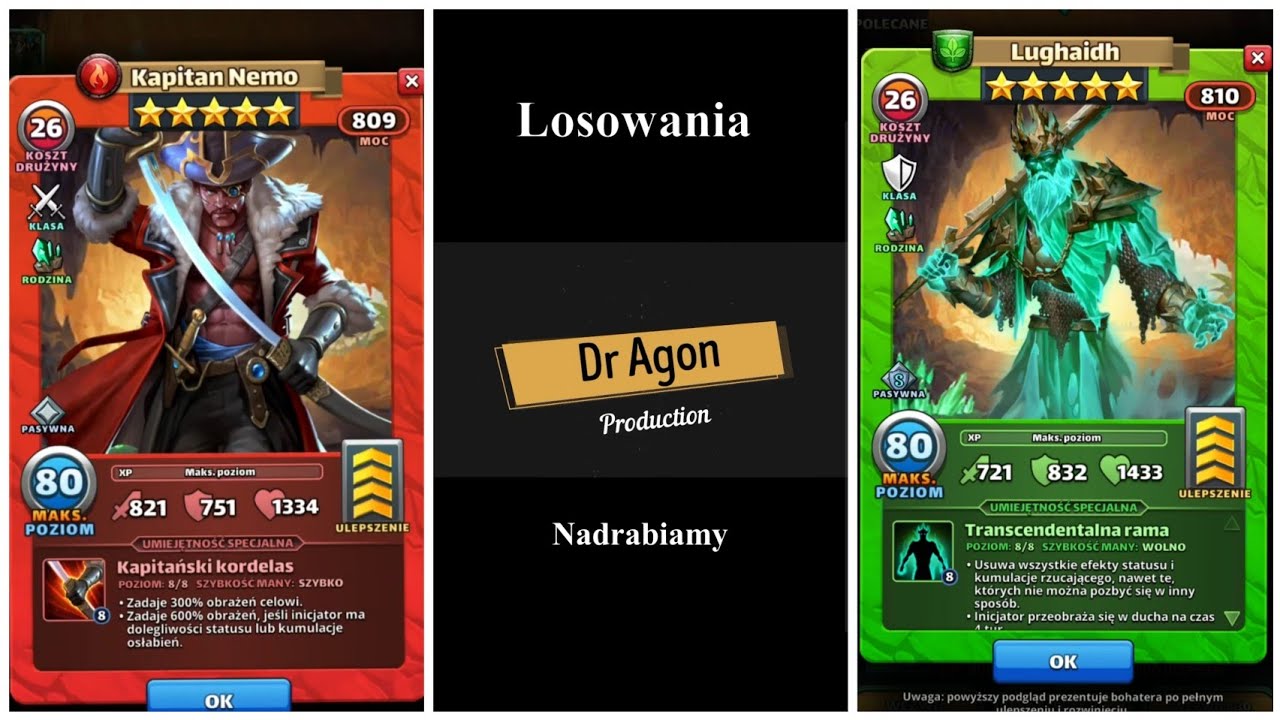 Nadganiamy losowania - co tym razem ???  Empires & Puzzles by Dr Agon