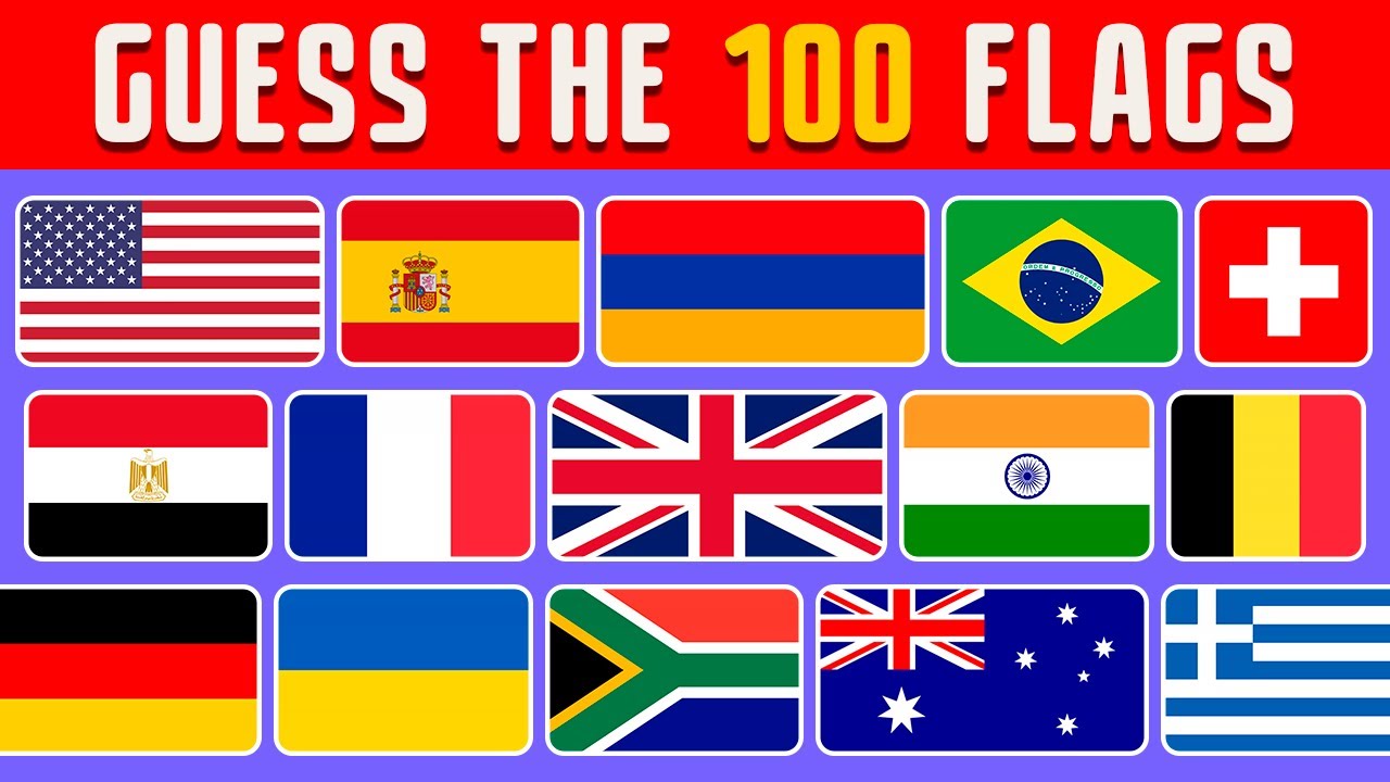 Can You Guess the Flag in 3 Seconds? | 100 Country Flags Quiz 🌎