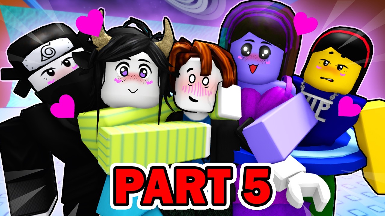 ESCAPE TSUNAMI, BUT THERE ARE ONLY GIRLS!? (Part 5) Roblox Animation